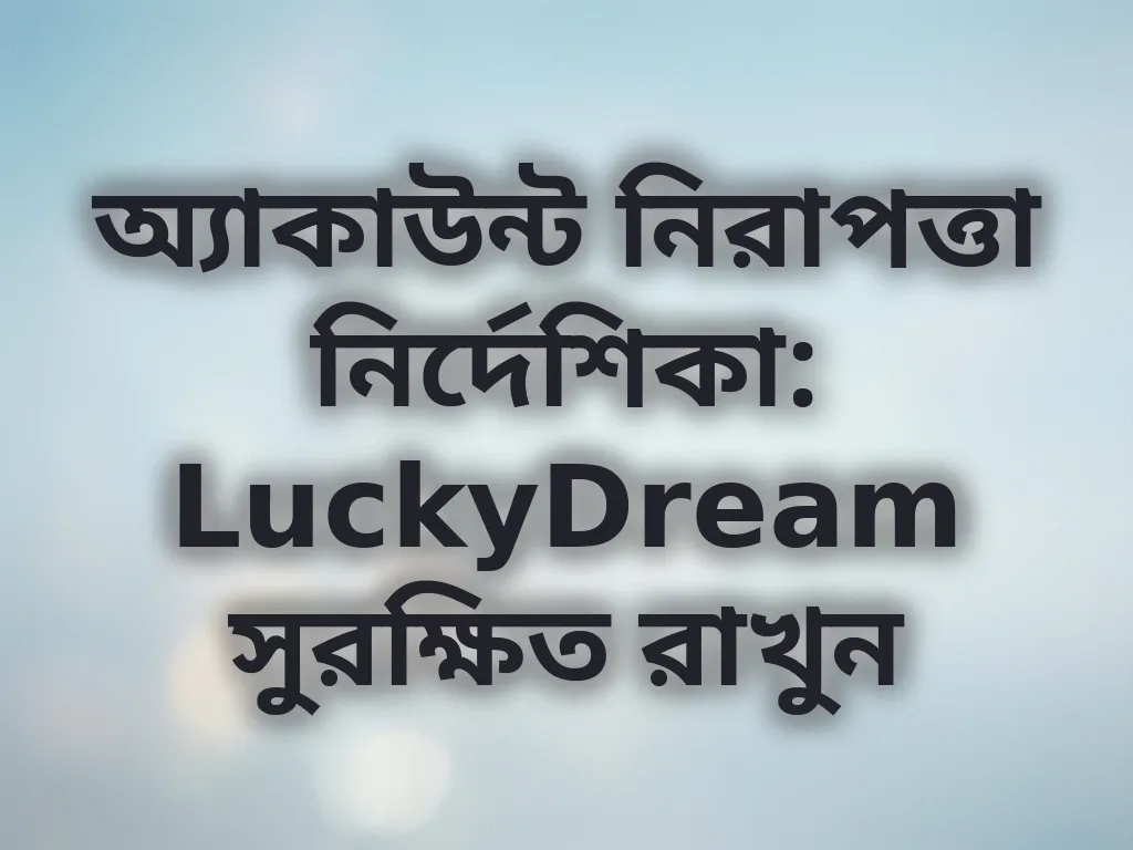 অ্যাকাউন্ট নিরাপত্তা